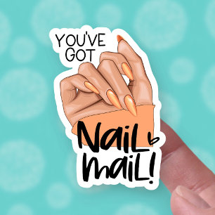 Nail Mail Cute Nailfie Hand Pose Small Business