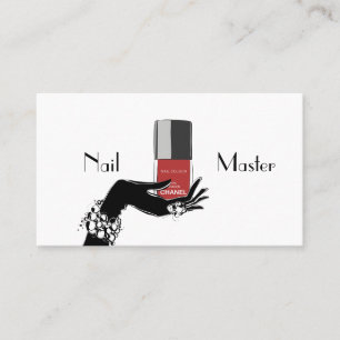 Nail master business card