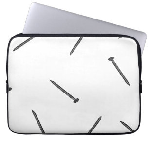 nail pattern laptop sleeve