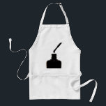Nail Polish Apron<br><div class="desc">Black Nail Polish</div>