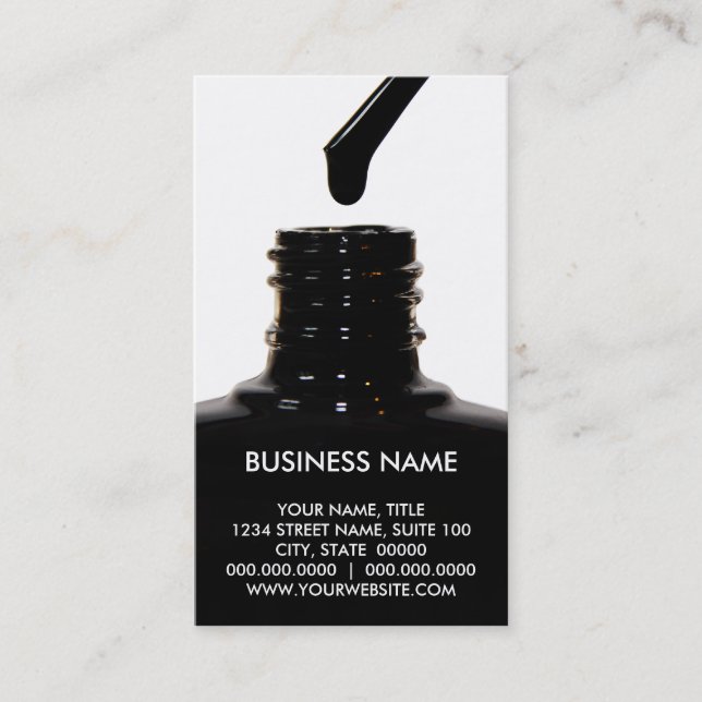 Nail Polish Business Cards (Front)