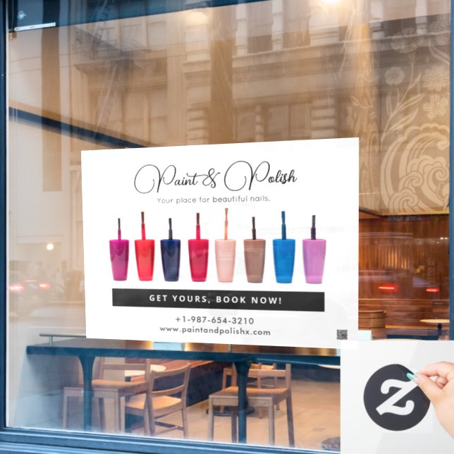 Nail Polish Colour Set Nail Salon (Cafe Window)