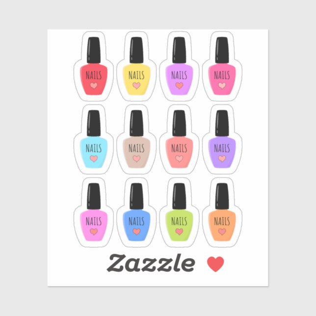 Nail Polish Manicure Pedicure Appointment Planner  (Sheet)