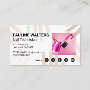 Nail Polish Manicure Salon Business Card