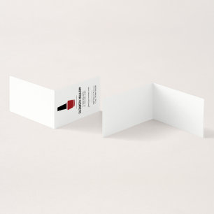 Nail Polish Minimalist Business Card