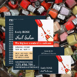 Nail Polish, Nail Technician, Nail Salon Advert Flyer<br><div class="desc">Nail Polish,  Nail Technician,  Nail Salon Advertising Flyers By The Business Card Store.</div>