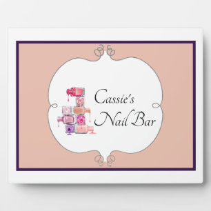 Nail Polish Stack Personalised Plaque