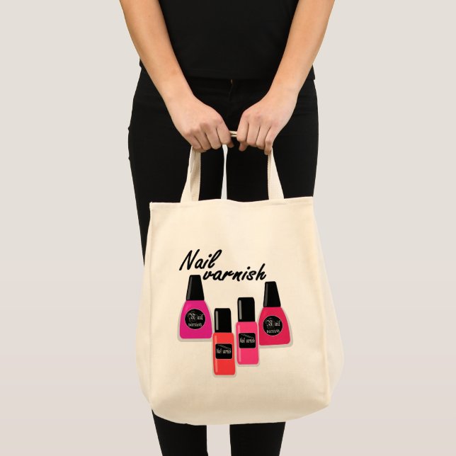 Nail Polish Tote Bag (Front (Product))