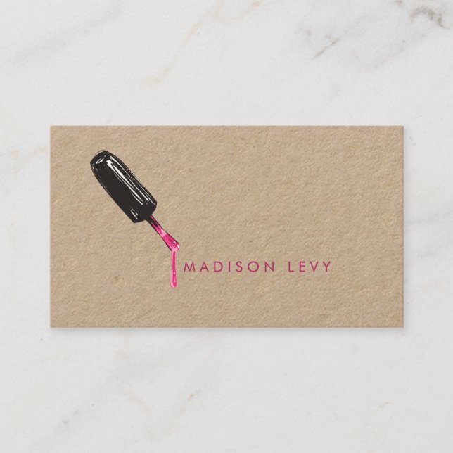 Nail Polish Womens Beautician Salon Appointment (Front)