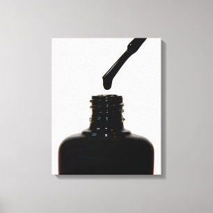 Nail Polish Wrapped Canvas