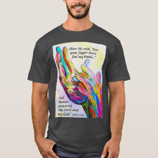Nail Prints in His Hands T-Shirt