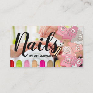 Nail Salon Accessories Beauty Business Card