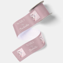 Nail Salon Branding Blush Pink Beauty Business