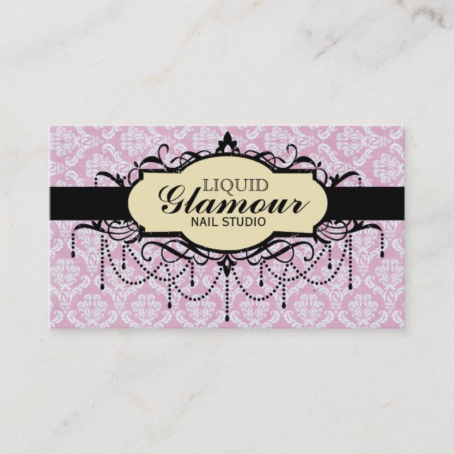 Nail Salon Business Card (Front)