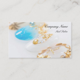 Nail salon business card