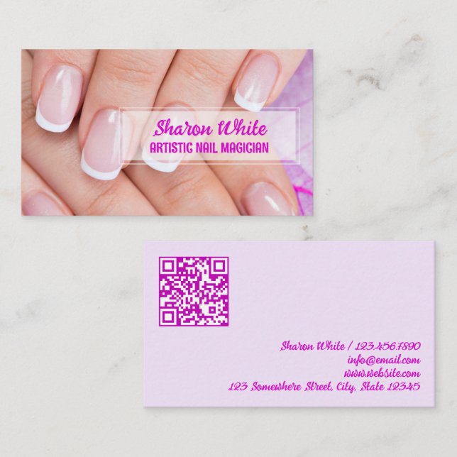 Nail Salon Business Card (Front/Back)