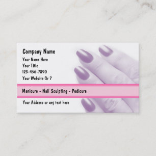 Nail Salon Business Cards