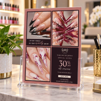 Nail Salon Flyer | Elegant Nail Art Promotion