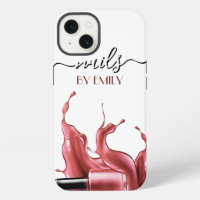 Nail Salon Polish Bottle Splash Pastel