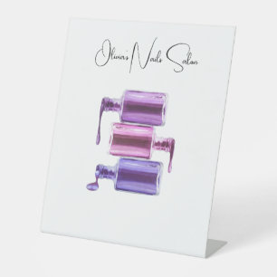 NAIL SALON Welcome Sign