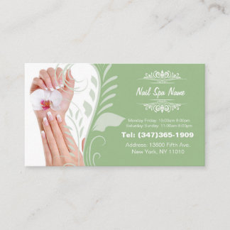 Nail Spa business cards