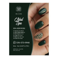 Nail Spa Custom Glossy Poster