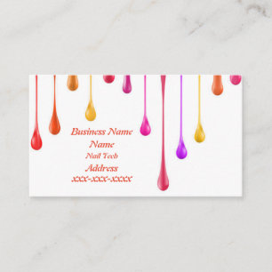 Nail Tech Business Card