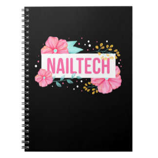 Nail Tech Flower Notebook