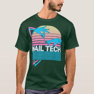 Nail Tech Nail Technician Manicurist Retro Gift T-Shirt