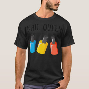 Nail Tech Shirt for Women - Nail Queen Bottles