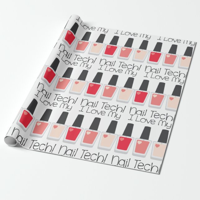 Nail Tech Wrapping Paper (Unrolled)