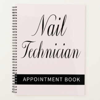 Nail Technician Appointment Book | Soft Blush Planner