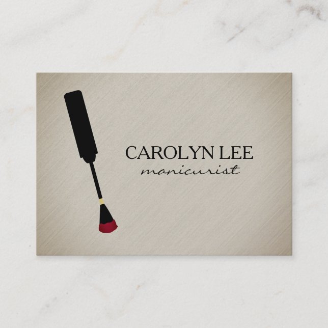 Nail Technician Business Card (Front)