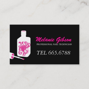NAIL TECHNICIAN BUSINESS CARD