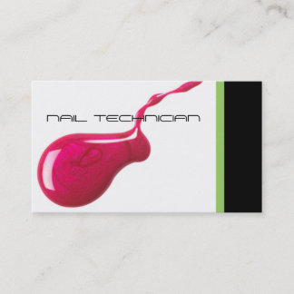 Nail Technician Business Card