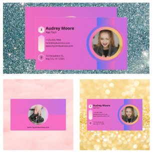 Nail Technician Business Card