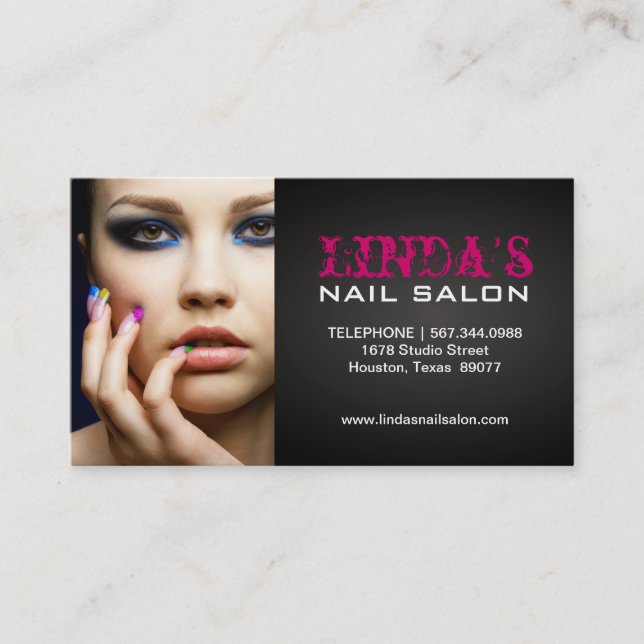 NAIL TECHNICIAN BUSINESS CARD (Front)