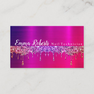 Nail Technician Business Card