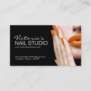 Nail Technician ~ Business Card Template