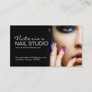 Nail Technician ~ Business Card Template