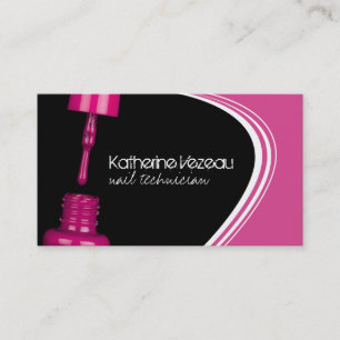 Nail Technician Business Cards