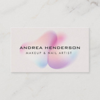 Nail Technician Business Cards, Nail Artist Makeup Business Card