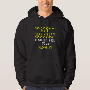 Nail Technician Certified Nail Tech Artist Manicur Hoodie