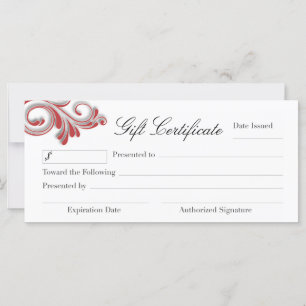 NAIL TECHNICIAN GIFT CERTIFICATE