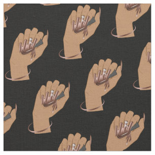 nail technician, nail artist nails salon beauty fabric