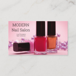 Nail Technician Nail Polish Business Card