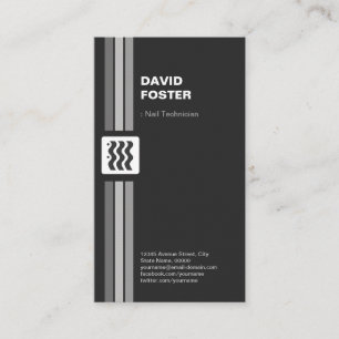 Nail Technician - Premium Double Sided Business Card