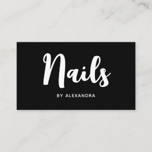 Nail Technician Tech Artist QR Code Social Media Business Card