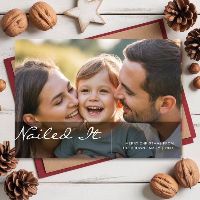 Nailed It Cosy Family Christmas Card (Creator Uploaded)