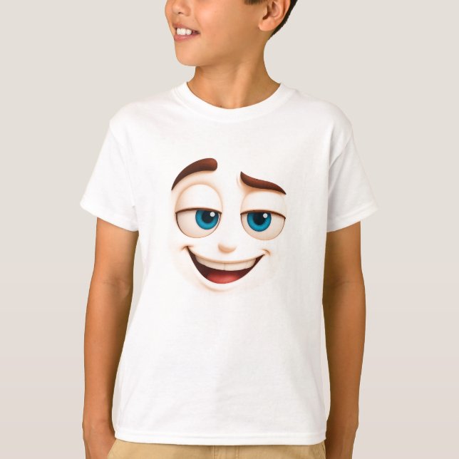 Nailed it – smug blue eyed grin T-Shirt (Front)